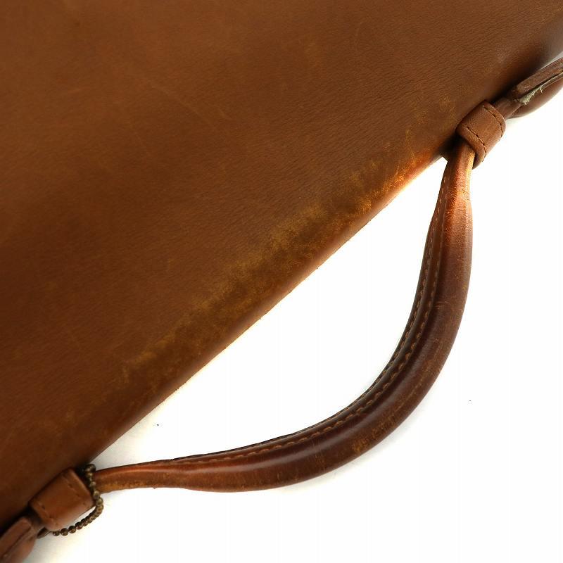 オールドコーチ ダークブラウンレザー ビジネスバッグ USA製 USA製 COACH オールドコーチ レザー ビジネスバッグ