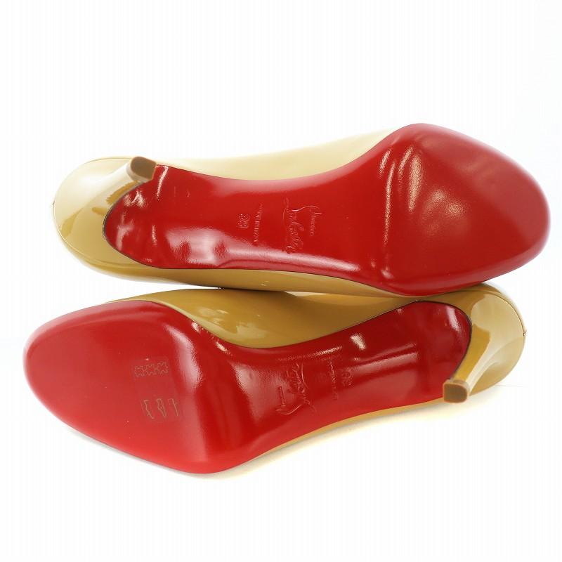 極美品✨ クリスチャンルブタン 箱付保存袋付 スタッズ オープントゥ パンプス 極美品✨ クリスチャンルブタン 箱付保存袋付 スタッズ オープントゥ