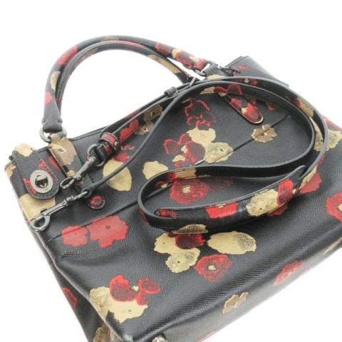 COACH（コーチ） ハンドバッグ 2way ショルダーバッグ レザー ターン 