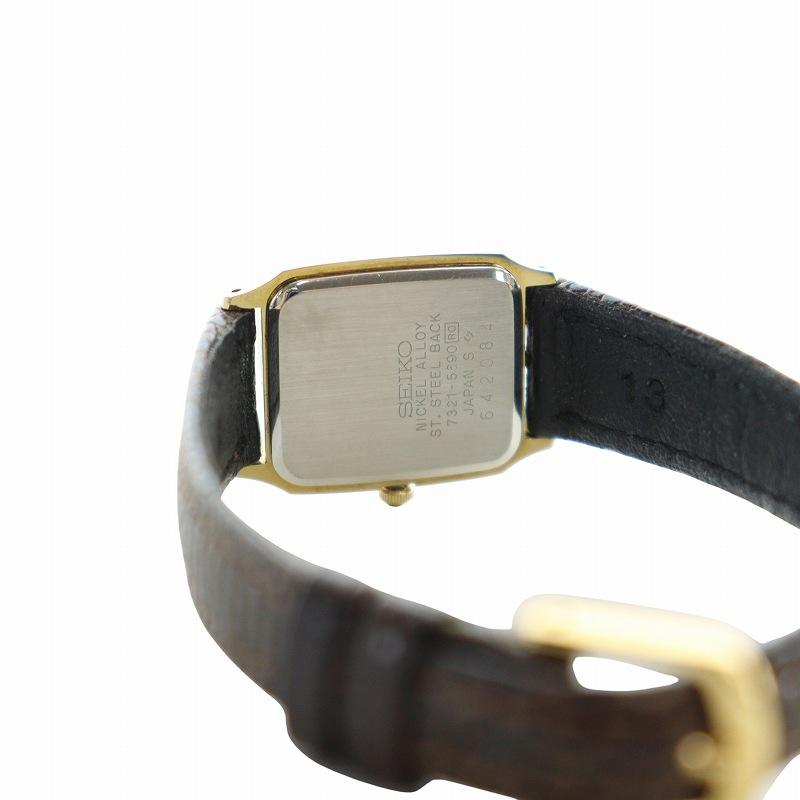セイコー SEIKO ジャンク品 腕時計 ウォッチ クォーツ スクエア ロゴ