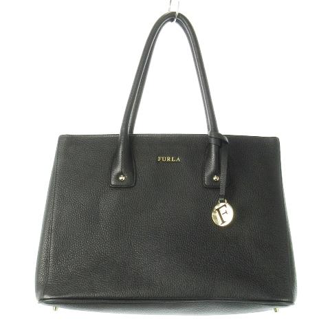 FURLA（フルラ） トートバッグ ハンドバッグ レザー 革 シボ革 ロゴ