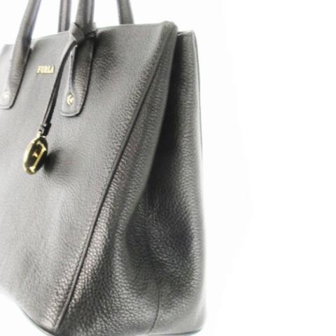 FURLA（フルラ） トートバッグ ハンドバッグ レザー 革 シボ革 ロゴ