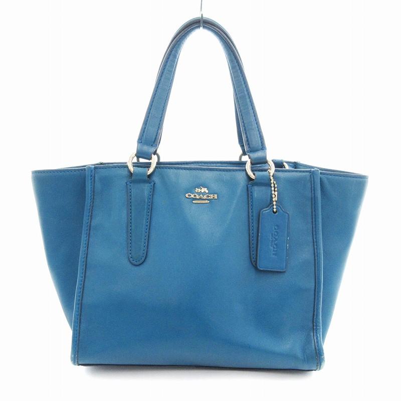 COACH ハンドバッグ ターコイズブルー ウィメンズ