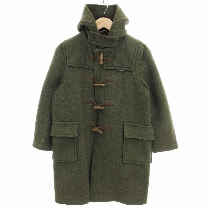 グローバーオール Gloverall ダッフルコート チェック柄 12 緑