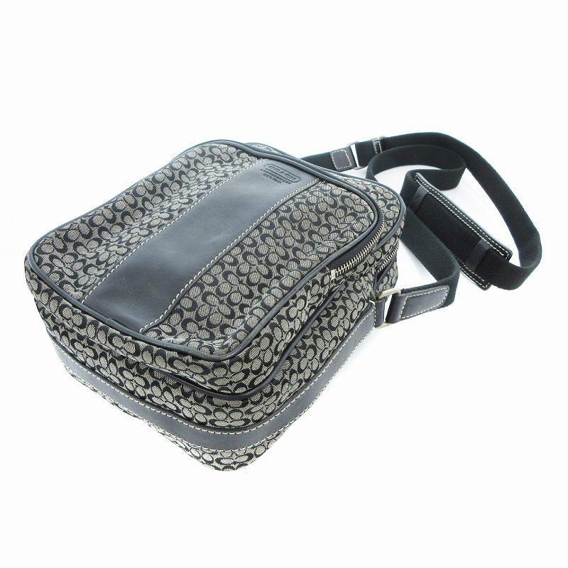 COACH（コーチ） ショルダーバッグ シグネチャー キャンバス レザー