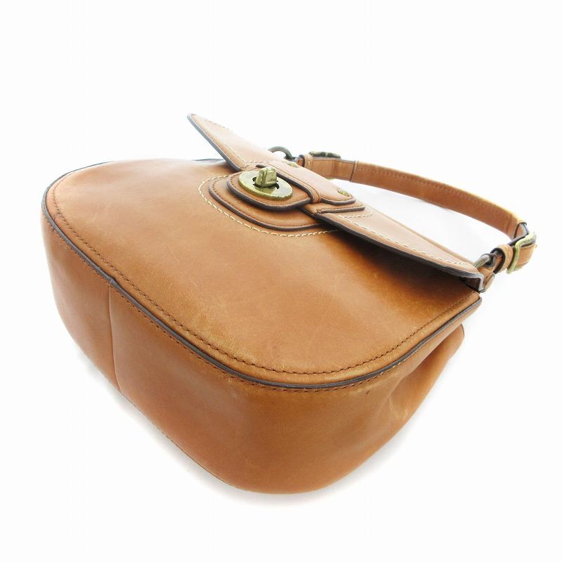 COACH（コーチ） ハンドバッグ ショルダー 2WAY レザー 茶 ブラウン