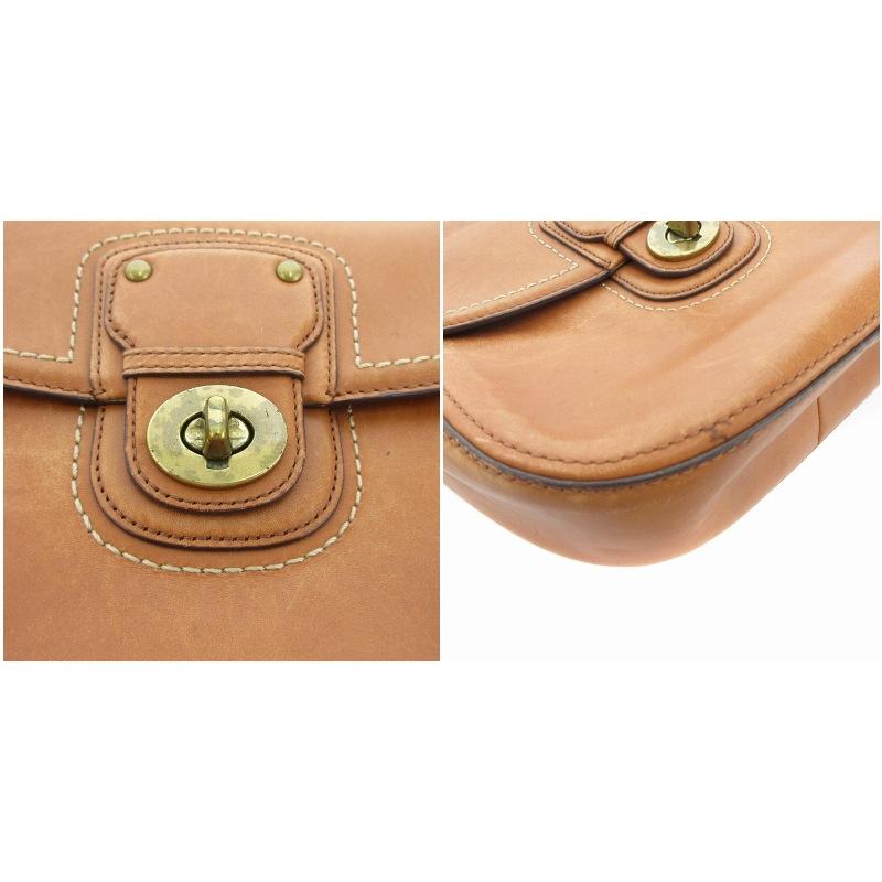COACH（コーチ） ハンドバッグ ショルダー 2WAY レザー 茶 ブラウン