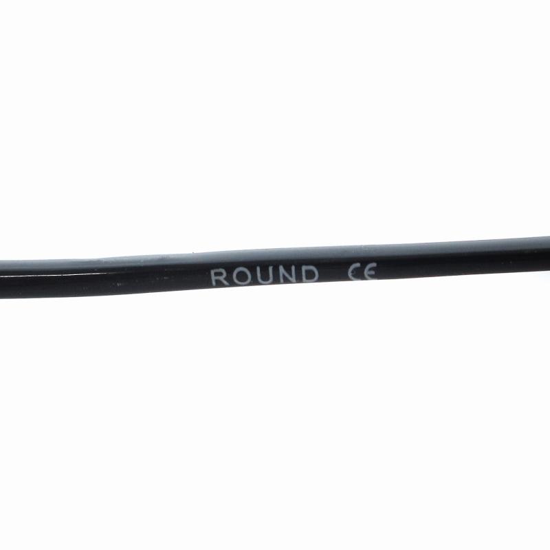 ラウンド ROUND 丸メガネ 眼鏡 メタルフレーム 992 44□21-135 黒