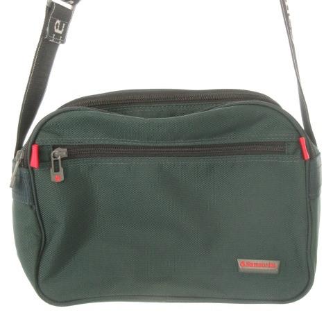 サムソナイト Samsonite ショルダーバッグ キャンバス ロゴ 緑 