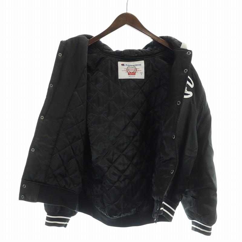Champion Supreme フード付きジャケット L ブラック 中古・古着通販】SUPREME (シュプリーム) Champion (チャンピオン