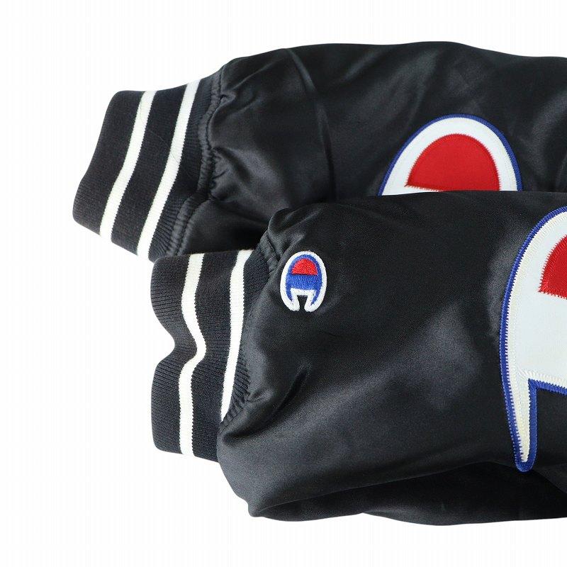 シュプリーム チャンピオン フード サテン バーシティジャケット L サイズ Supreme（シュプリーム） チャンピオン Champion 18AW Hooded Satin