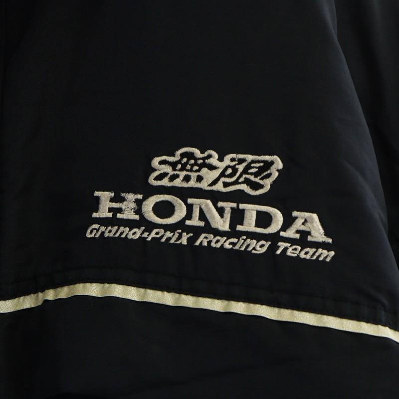 ホンダ HONDA ダウンコート フード 長袖 ロング ワッペン 刺繍 ジップ