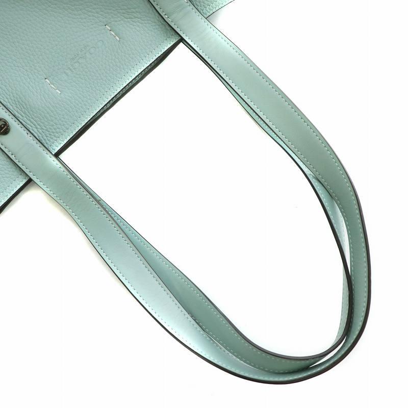 【中古】COACH ゴッサム トート 34 トートバッグ ハンド レザー マグネット 型押しロゴ 水色 ライトブルー C0240 COACH（コーチ） ゴッサム トート 34 トートバッグ ハンド レザー