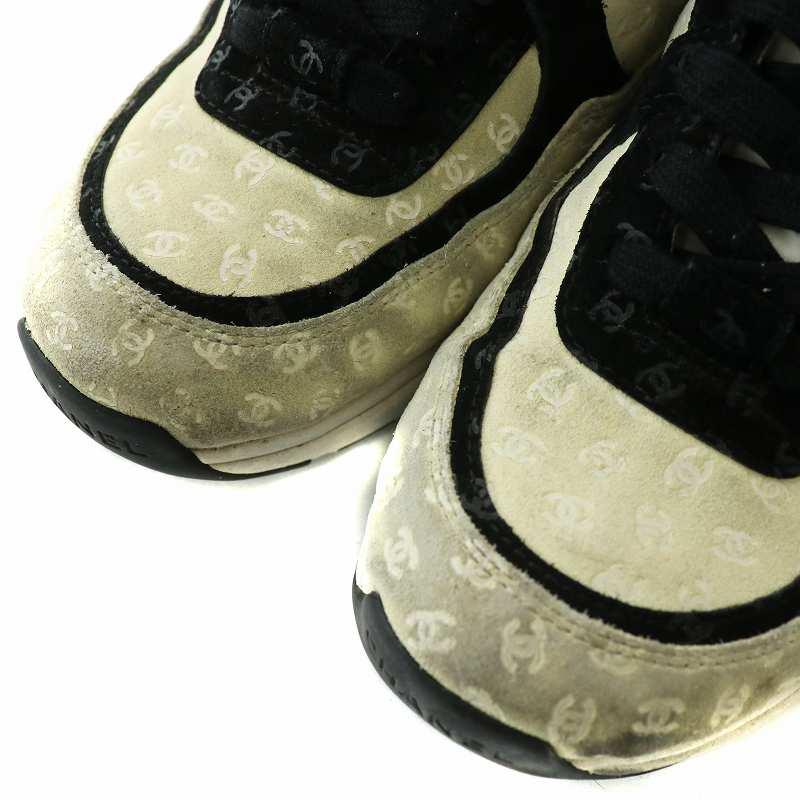 CHANEL（シャネル） スニーカー スエード ローカット CCロゴ