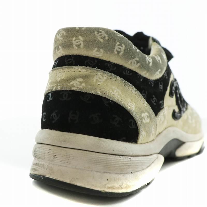 CHANEL（シャネル） スニーカー スエード ローカット CCロゴ