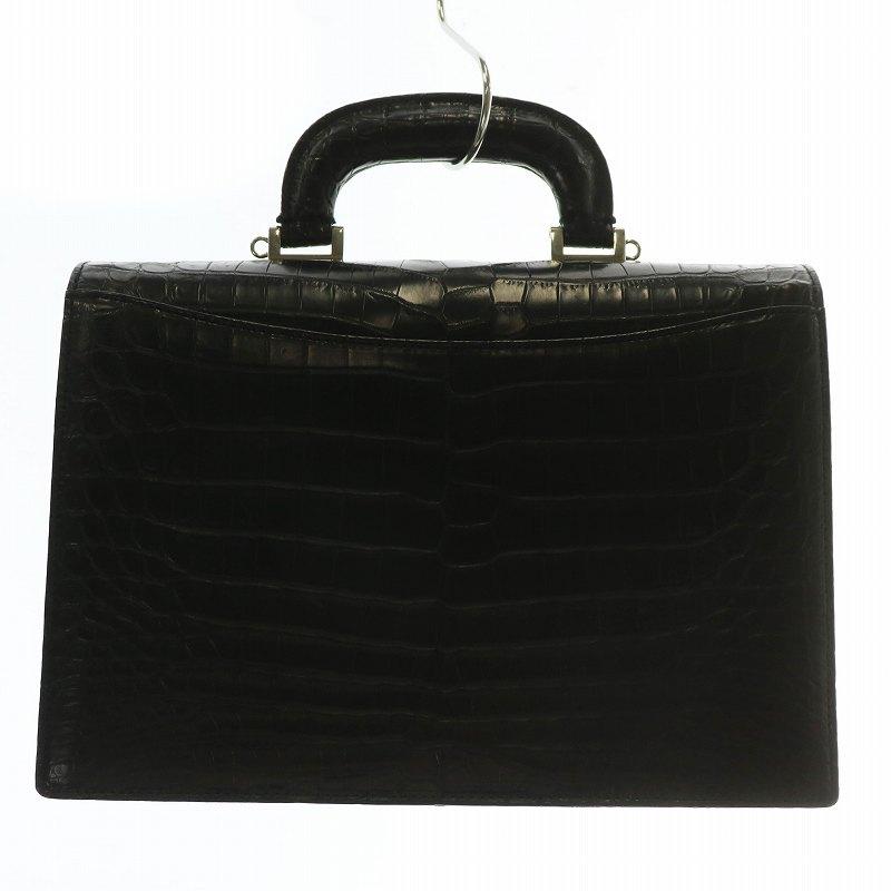 イザベラ ISSAVER クロコダイル ハンドバッグ ショルダー 2WAY ワニ革