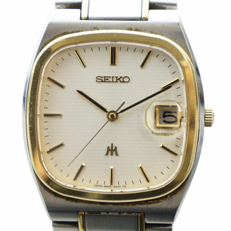 激レア SEIKO マジェスタ スイープセコンド メンズ 腕時計 クォーツ Yahoo!オークション -「セイコー 5s42」の落札相場・落札価格