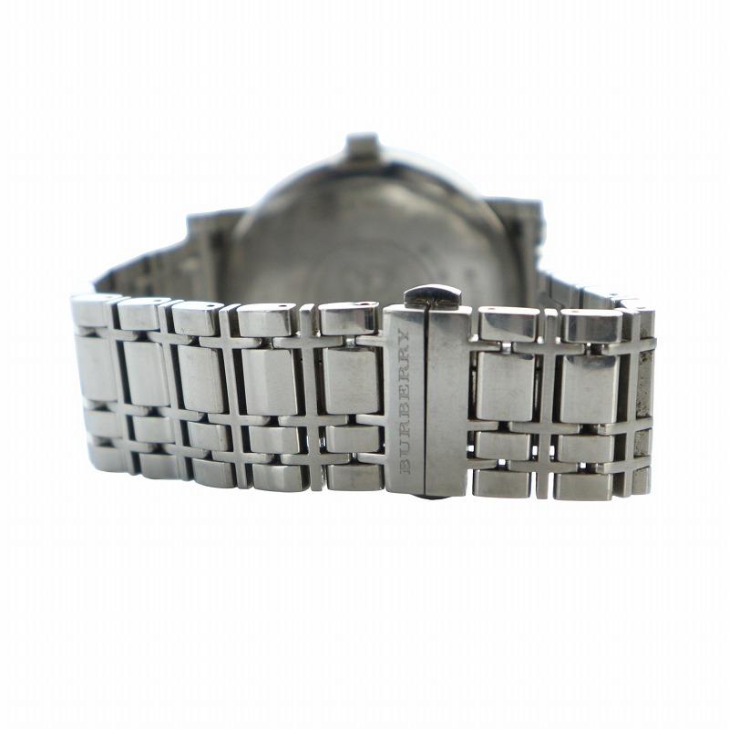 稼働 BURBERRY ザシティ 腕時計 BU1352 チェック デイト2543