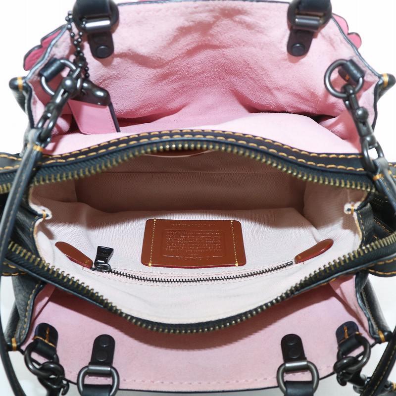 COACH（コーチ） ローグ25 ウィズ ティー ローズ アップリケ 