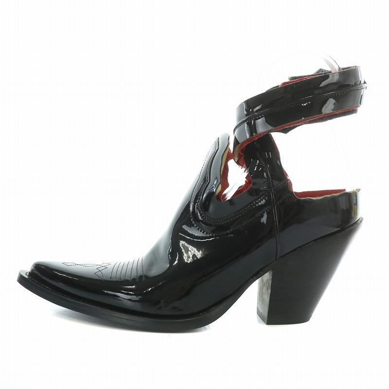 メゾンマルジェラ 22 Maison Margiela アンクルブーツ エナメル ポイン  