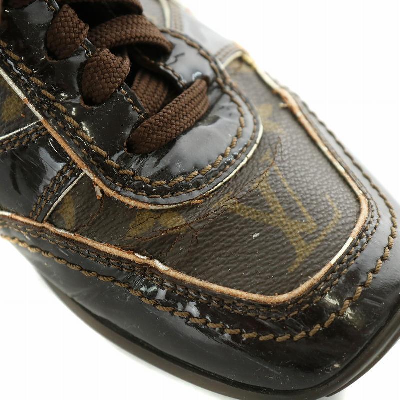 LOUIS VUITTON ルイヴィトン スニーカー レザー エナメル