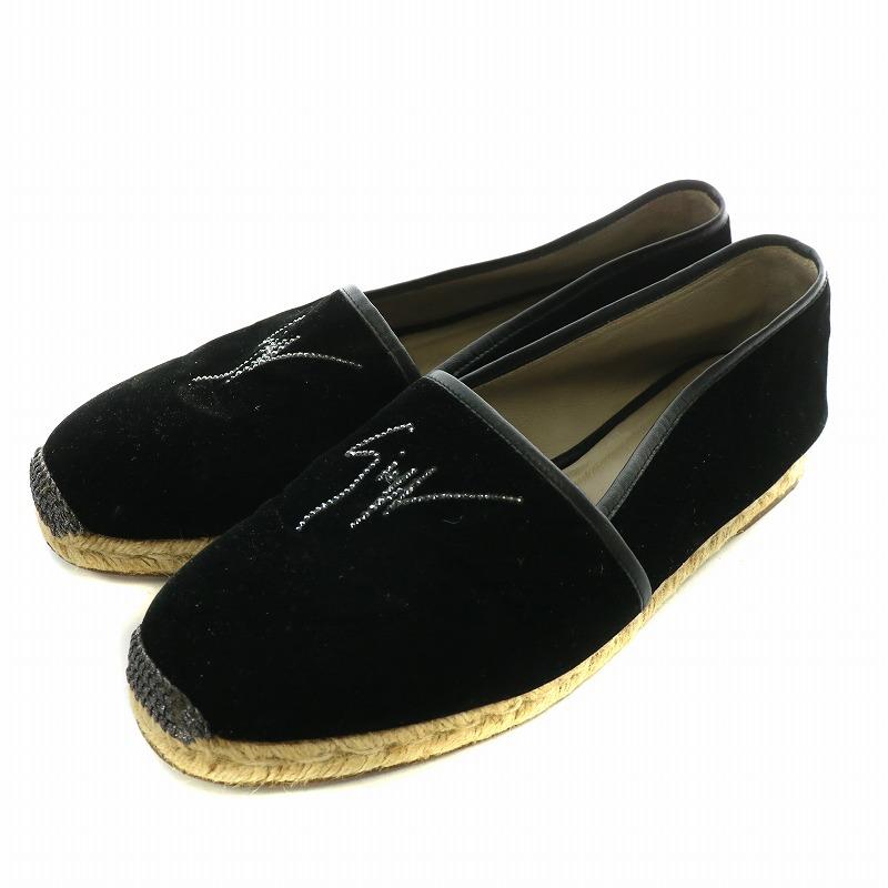 GIUSEPPE ZANOTTI DESIGN スリッポン ローファー ベロア