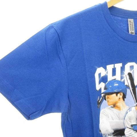 大谷翔平 ドジャース XL 青 タグ付き 未使用品 ネクストレベルアパレル next level apparel 500LEVEL MLB