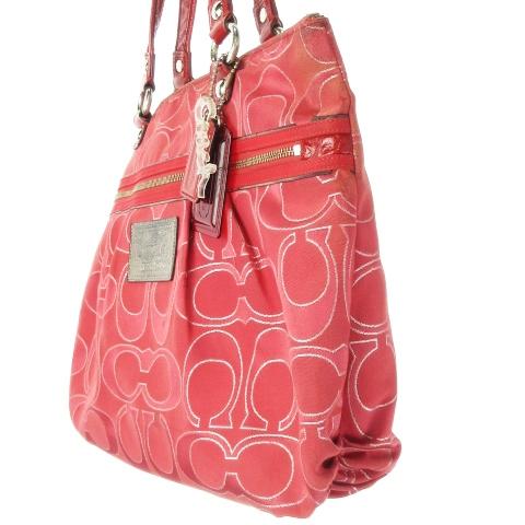 COACH（コーチ） COACH POPPY トートバッグ キャンバス レザー