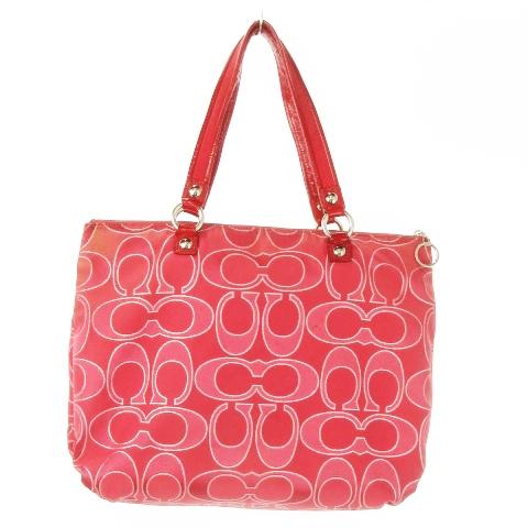 COACH（コーチ） COACH POPPY トートバッグ キャンバス レザー