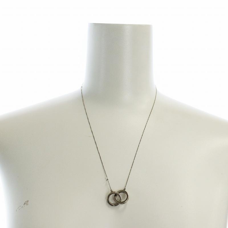 Tiffany ＆ Co. インターロッキング サークル ネックレス シルバー ティファニー TIFFANY & CO. インターロッキングサークル
