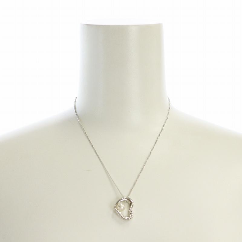 タサキ 田崎 TASAKI ネックレス アクセサリー ペンダント ロゴ リアル