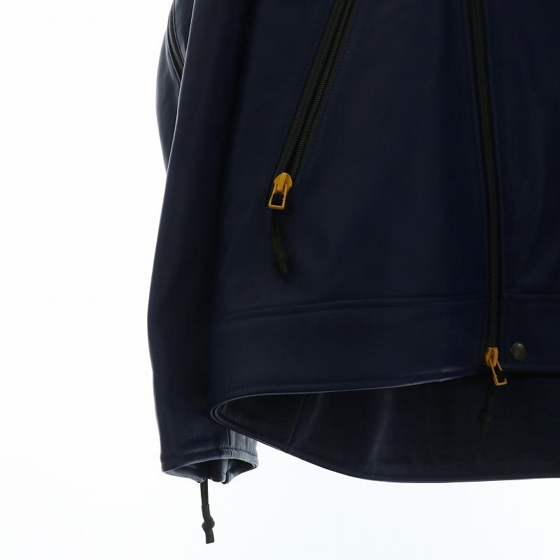 AVIREX / HOODED COMBAT RIDERS/ライダースジャケット/L/牛革/BLK/6101060// AVIREX アヴィレックス HOODED COMBAT RIDERS 革ジャン アウター 羊革