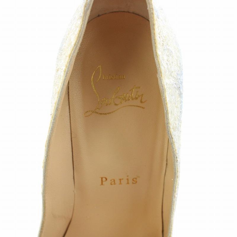 ルブタン　パンプス　36.5 ホワイト　Christian Louboutin Christian Louboutin クリスチャンルブタン louboutin パンプス