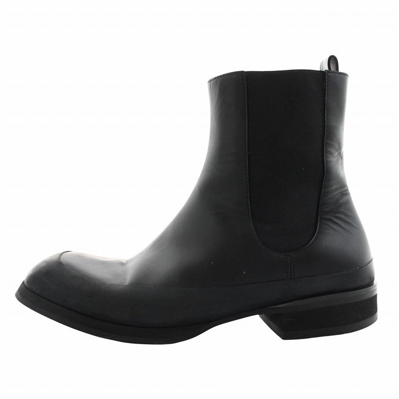 ♡✨美品！THE ROW サイドゴアブーツ 厚底5cm ブラック 23.5 ザロウ THE ROW Garden boot ガーデンブーツ ショートブーツ