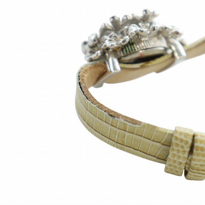 リエベ liebe 腕時計 ウォッチ クォーツ シェル文字盤 ラインストーン  