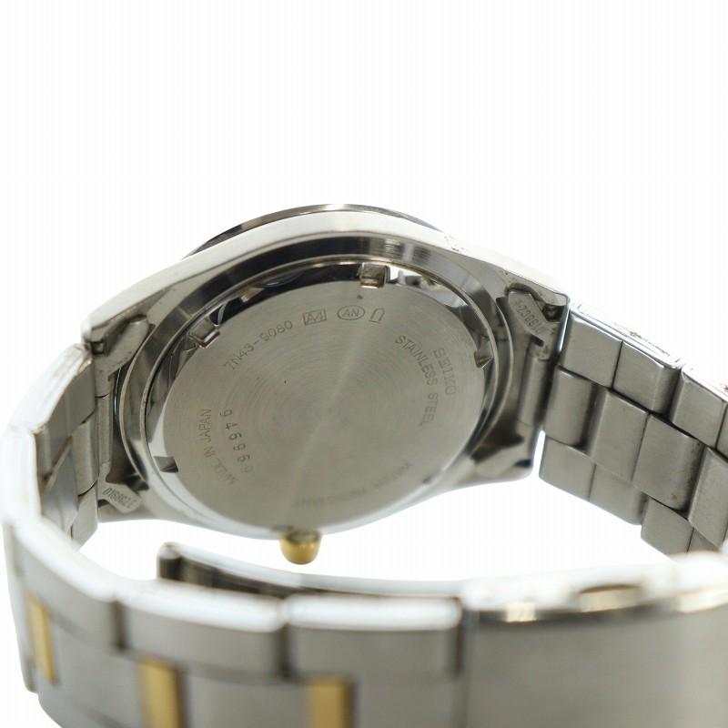 セイコー SEIKO 腕時計 ウォッチ クォーツ デイト カレンダー付き 白  