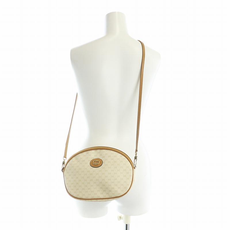 GUCCI グッチ ショルダーバッグ 斜めがけ ロゴ PVC GGスプリーム柄 GG  