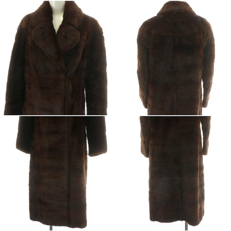 オンワード Onward Deluxe Fur ファーコート ロング ミンクファー 毛皮