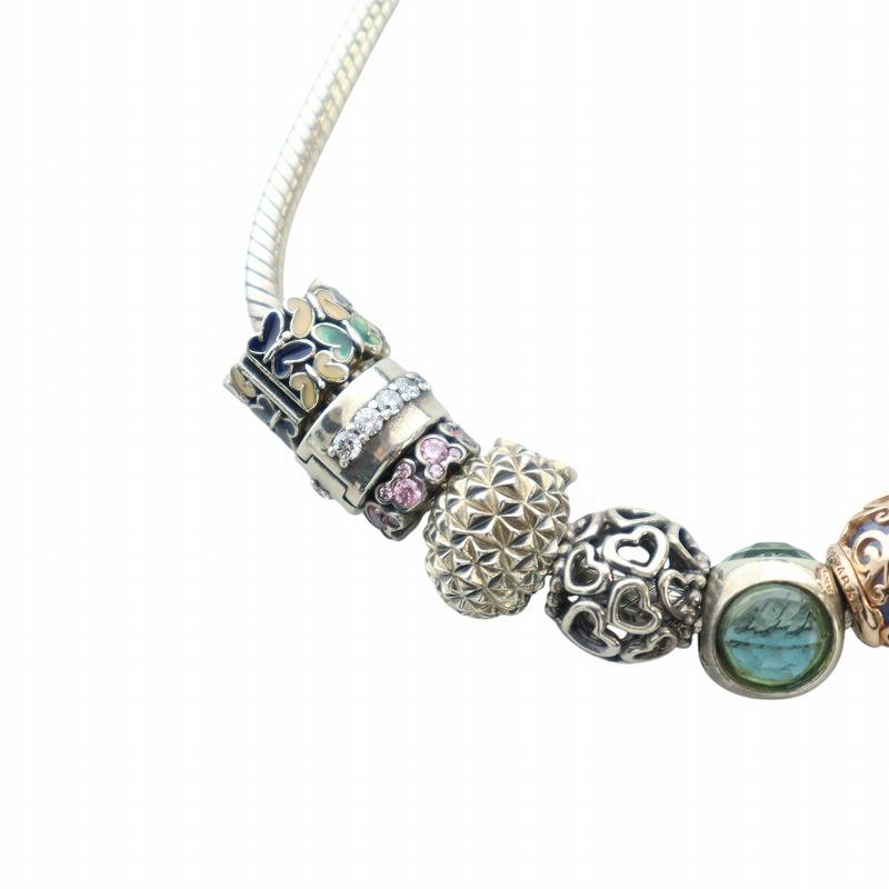 パンドラ PANDORA ブレスレット アクセサリー バングル ロゴ ライン