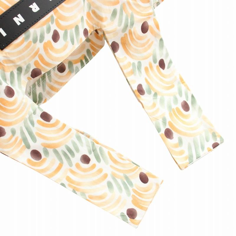 MARNI（マルニ） トートバッグ エコバッグ オープントップ ロゴ 総柄