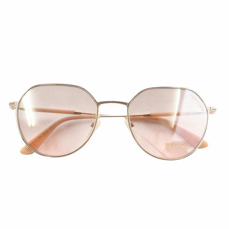希少　TOM FORD サングラス TF649 ボストン　メタルフレーム 丸眼鏡 TOM FORD EYEWEAR サングラス TF649 01E Ryan-02 ラウンド