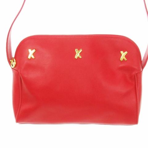 パロマピカソ By Paloma Picasso ショルダーバッグ レザー ゴールド 