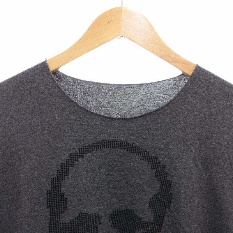 LUCIEN PELLAT FINETスカルプリント ブラック 長袖Tシャツ LUCIEN PELLAT FINETスカルプリント ブラック 長袖Tシャツ 【公式通販】