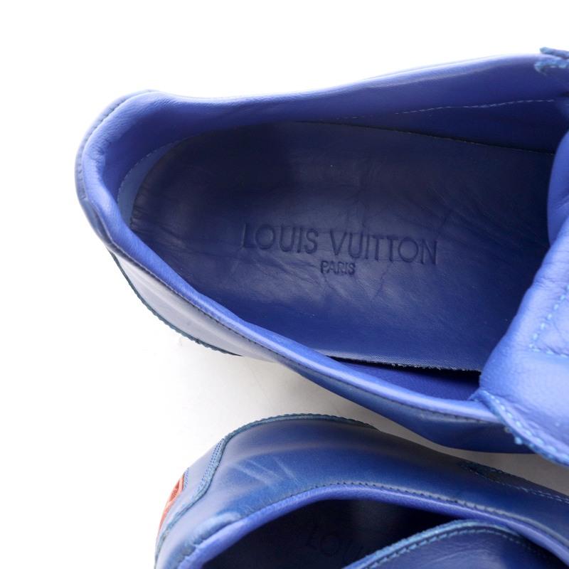 GWセール❤️LOUIS VUITTON❤️革靴シューズモカシン紺色7ハーフ26cm LOUIS VUITTON（ルイ・ヴィトン） 2002年 日韓ワールドカップ記念