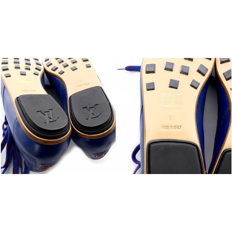 GWセール❤️LOUIS VUITTON❤️革靴シューズモカシン紺色7ハーフ26cm モカシン Louis Vuitton(ルイヴィトン) 靴・シューズ(レディース