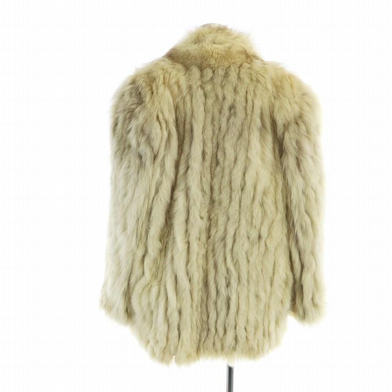 Lupian furs レディース毛皮のコート ルピアン LUPIAN FUR 毛皮コート フォックスファー 総裏地 長袖 ミドル