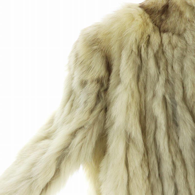 Lupian furs レディース毛皮のコート ルピアン LUPIAN FUR 毛皮コート フォックスファー 総裏地 長袖 ミドル