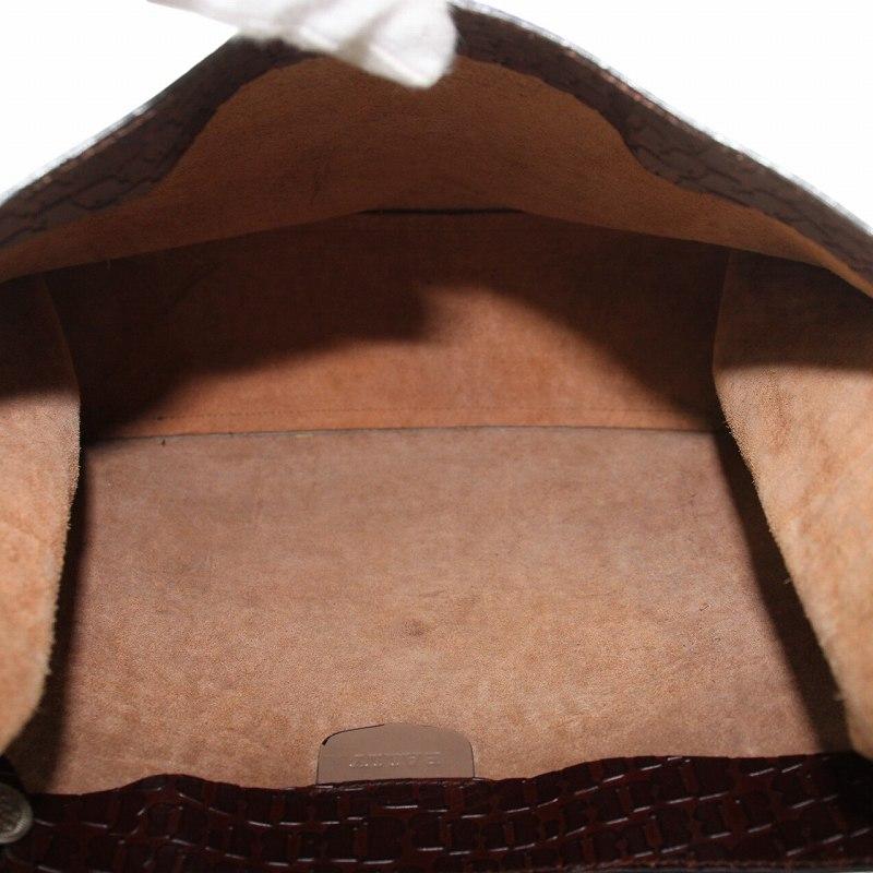 BALLY バリー　レザー　茶色ショルダーバッグ BALLY(バリー) Leather Shoulder bag レザー ショルダー バッグ
