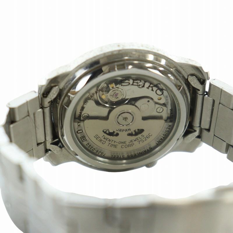 SEIKO_5 セイコーファイブ メンズ 自動巻き 腕時計 7S26-03S0 セイコー SEIKO ファイブ 5 腕時計 ウォッチ 自動巻き デイト
