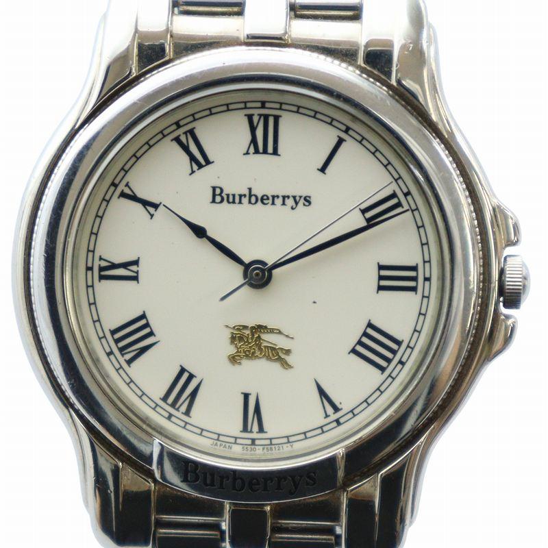 バーバリーズ Burberrys 腕時計 ウォッチ クォーツ ロゴ ローマン